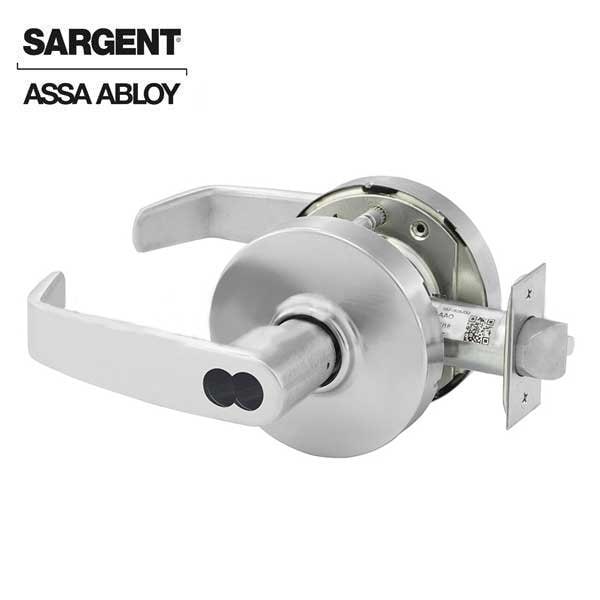 Sargent 10 Line Series Cylindrical Lock Mechanical Storeroom or Closet Lock to accept SFIC Core L Trim L Ros SRG-28-70-10G04-LL-26D - main
